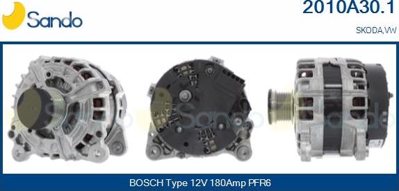 Sando 2010A30.1 - Генератор autospares.lv