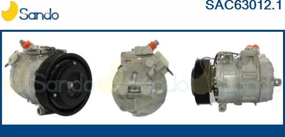 Sando SAC63012.1 - Компрессор кондиционера autospares.lv