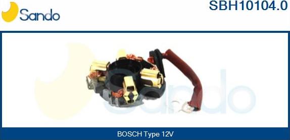 Sando SBH10104.0 - Кронштейн, угольная щетка autospares.lv