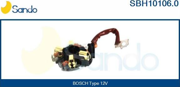 Sando SBH10106.0 - Кронштейн, угольная щетка autospares.lv