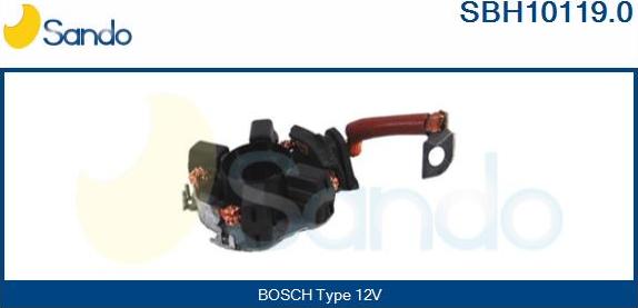 Sando SBH10119.0 - Кронштейн, угольная щетка autospares.lv