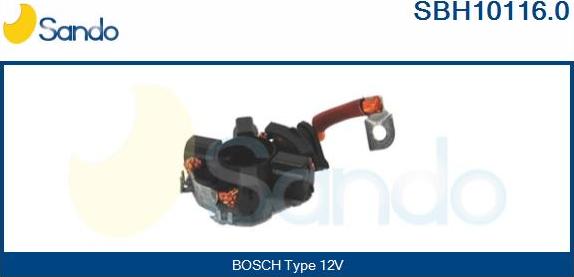 Sando SBH10116.0 - Кронштейн, угольная щетка autospares.lv