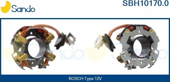 Sando SBH10170.0 - Кронштейн, угольная щетка autospares.lv