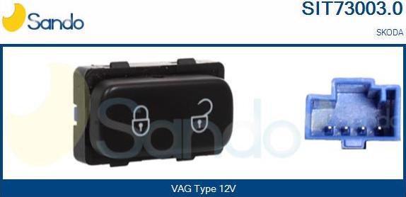 Sando SIT73003.0 - Выключатель, фиксатор двери autospares.lv