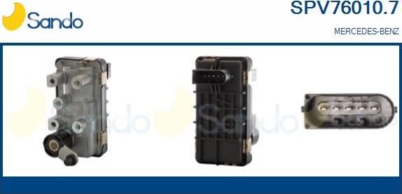 Sando SPV76010.7 - Клапан регулирования давления нагнетателя autospares.lv