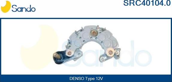 Sando SRC40104.0 - Выпрямитель, диодный мост, генератор autospares.lv