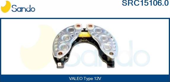 Sando SRC15106.0 - Выпрямитель, диодный мост, генератор autospares.lv