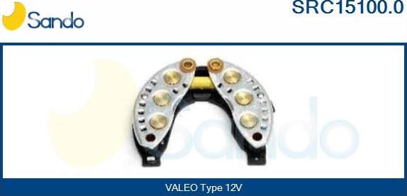 Sando SRC15100.0 - Выпрямитель, диодный мост, генератор autospares.lv