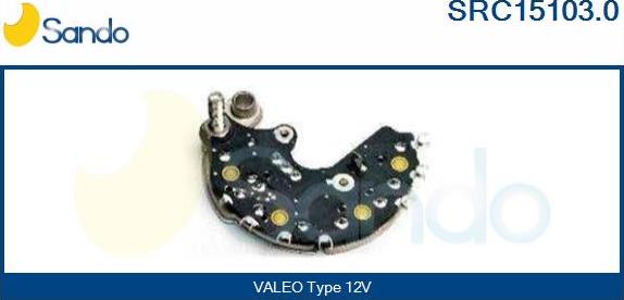 Sando SRC15103.0 - Выпрямитель, диодный мост, генератор autospares.lv