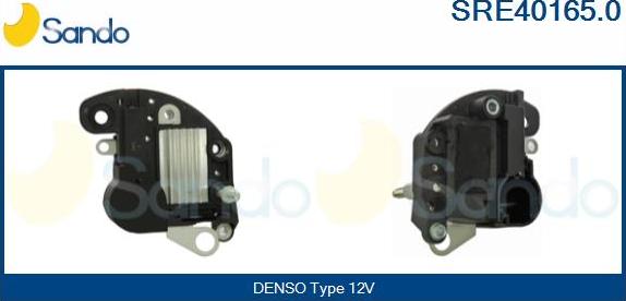 Sando SRE40165.0 - Регулятор напряжения, генератор autospares.lv