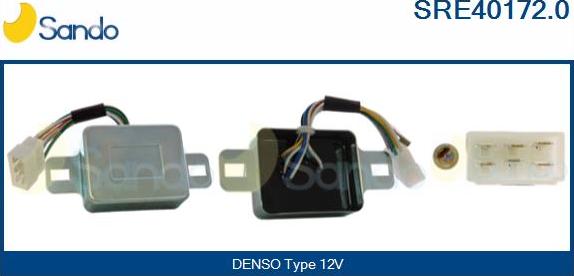 Sando SRE40172.0 - Регулятор напряжения, генератор autospares.lv