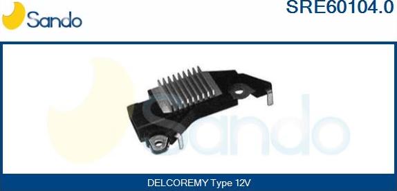 Sando SRE60104.0 - Регулятор напряжения, генератор autospares.lv