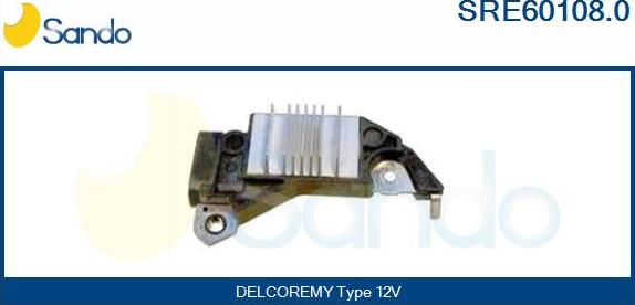 Sando SRE60108.0 - Регулятор напряжения, генератор autospares.lv