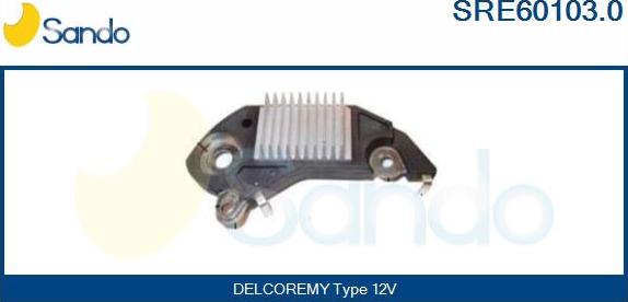 Sando SRE60103.0 - Регулятор напряжения, генератор autospares.lv