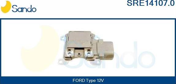 Sando SRE14107.0 - Регулятор напряжения, генератор autospares.lv