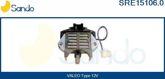 Sando SRE15106.0 - Регулятор напряжения, генератор autospares.lv