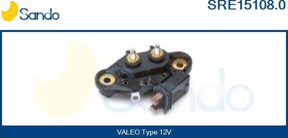 Sando SRE15108.0 - Регулятор напряжения, генератор autospares.lv