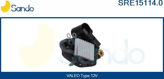 Sando SRE15114.0 - Регулятор напряжения, генератор autospares.lv