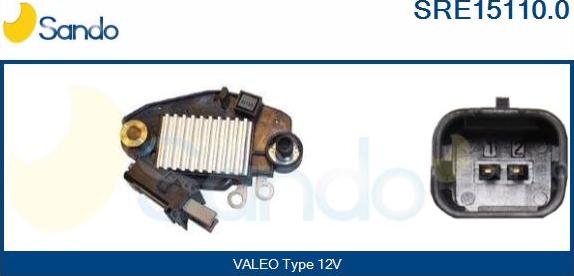 Sando SRE15110.0 - Регулятор напряжения, генератор autospares.lv