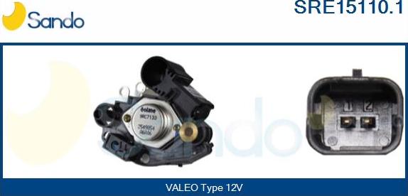 Sando SRE15110.1 - Регулятор напряжения, генератор autospares.lv