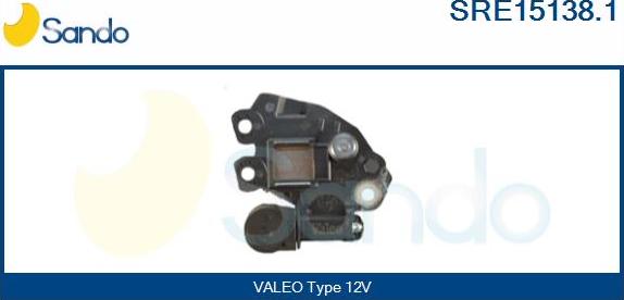 Sando SRE15138.1 - Регулятор напряжения, генератор autospares.lv