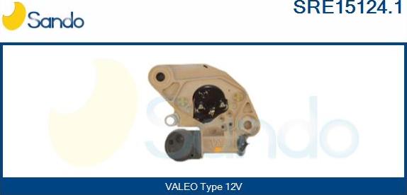 Sando SRE15124.1 - Регулятор напряжения, генератор autospares.lv