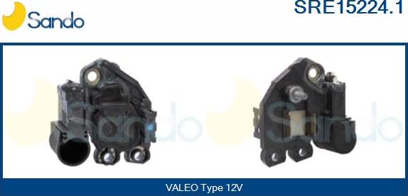 Sando SRE15224.1 - Регулятор напряжения, генератор autospares.lv