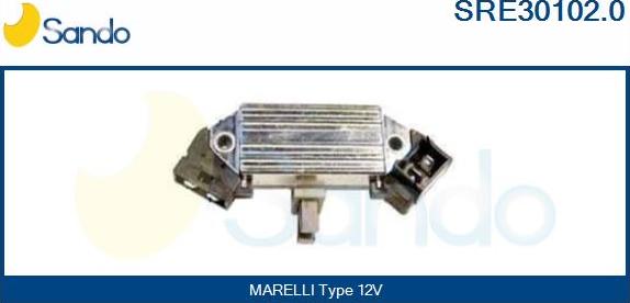 Sando SRE30102.0 - Регулятор напряжения, генератор autospares.lv