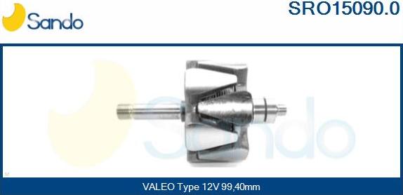 Sando SRO15090.0 - Ротор, генератор autospares.lv