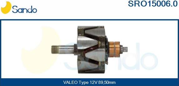 Sando SRO15006.0 - Ротор, генератор autospares.lv