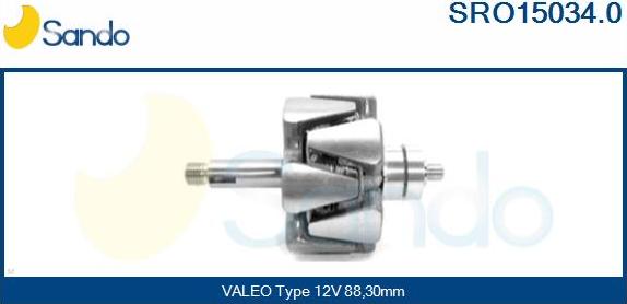 Sando SRO15034.0 - Ротор, генератор autospares.lv