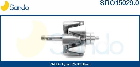 Sando SRO15029.0 - Ротор, генератор autospares.lv