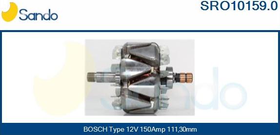 Sando SRO10159.0 - Ротор, генератор autospares.lv