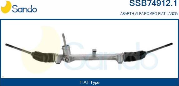 Sando SSB74912.1 - Рулевой механизм, рейка autospares.lv