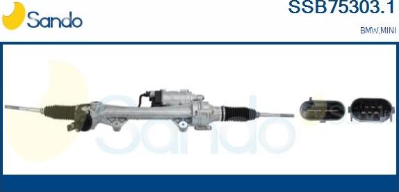 Sando SSB75303.1 - Рулевой механизм, рейка autospares.lv