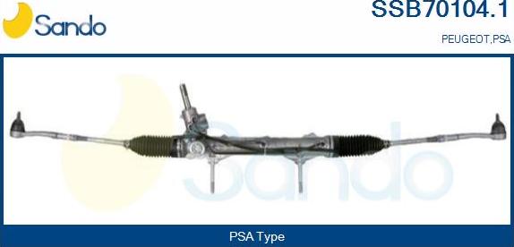 Sando SSB70104.1 - Рулевой механизм, рейка autospares.lv