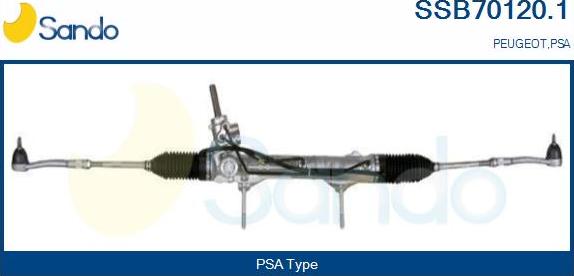 Sando SSB70120.1 - Рулевой механизм, рейка autospares.lv