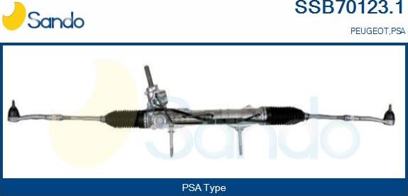 Sando SSB70123.1 - Рулевой механизм, рейка autospares.lv