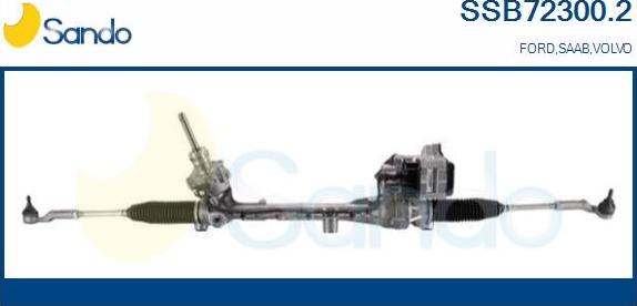 Sando SSB72300.2 - Рулевой механизм, рейка autospares.lv