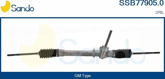 Sando SSB77905.0 - Рулевой механизм, рейка autospares.lv