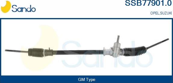 Sando SSB77901.0 - Рулевой механизм, рейка autospares.lv