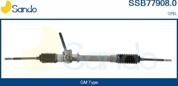 Sando SSB77908.0 - Рулевой механизм, рейка autospares.lv