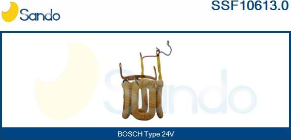 Sando SSF10613.0 - Обмотка возбуждения, стартер autospares.lv