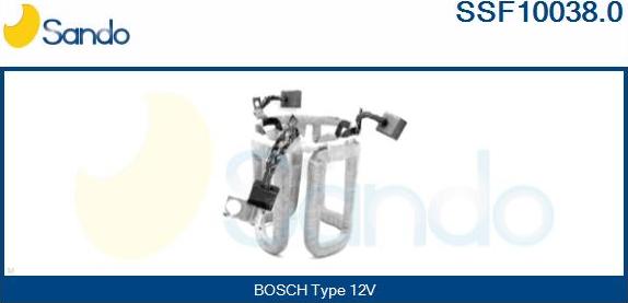 Sando SSF10038.0 - Обмотка возбуждения, стартер autospares.lv