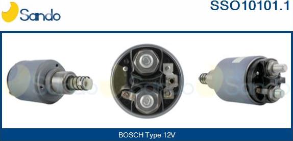 Sando SSO10101.1 - Тяговое реле, соленоид, стартер autospares.lv