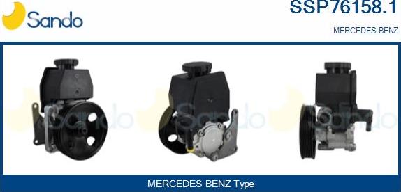 Sando SSP76158.1 - Гидравлический насос, рулевое управление, ГУР autospares.lv