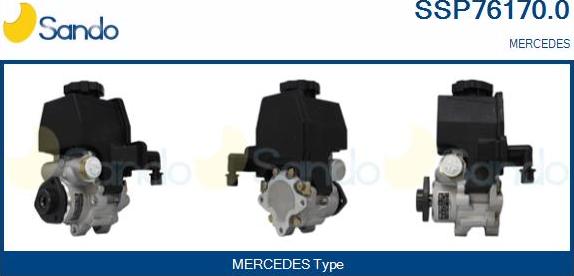 Sando SSP76170.0 - Гидравлический насос, рулевое управление, ГУР autospares.lv