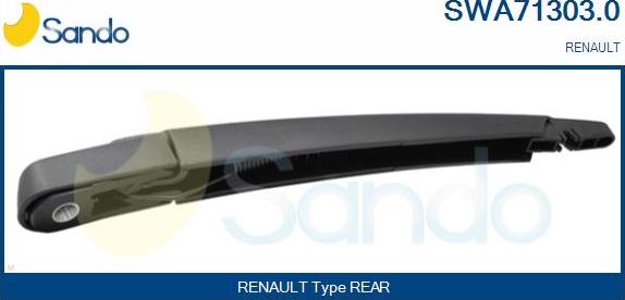 Sando SWA71303.0 - Рычаг стеклоочистителя, система очистки окон autospares.lv
