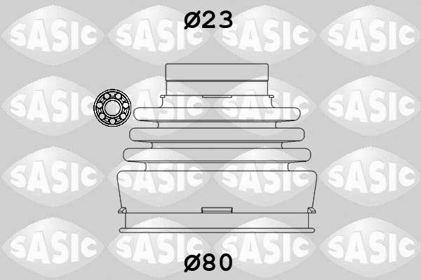 Sasic 9004630 - Пыльник, приводной вал autospares.lv