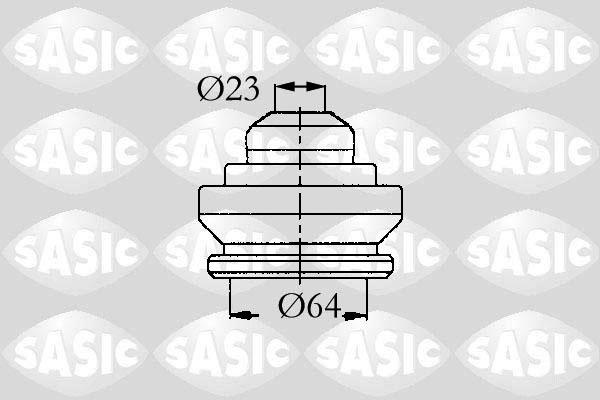 Sasic 9004625 - Пыльник, приводной вал autospares.lv